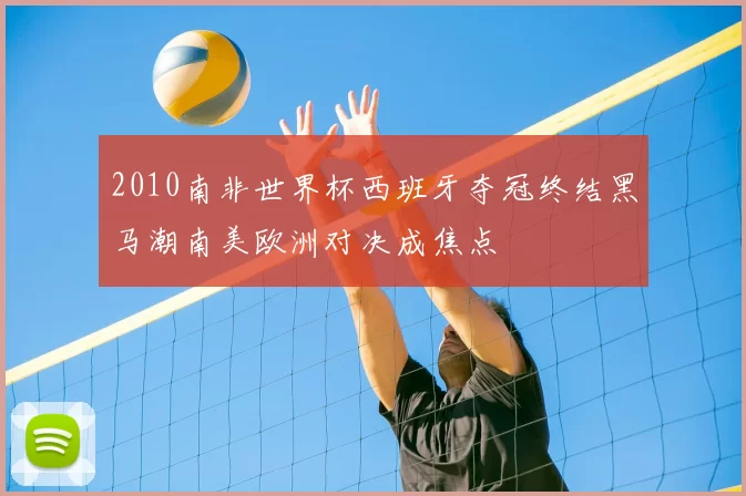 2010南非世界杯西班牙夺冠终结黑马潮南美欧洲对决成焦点